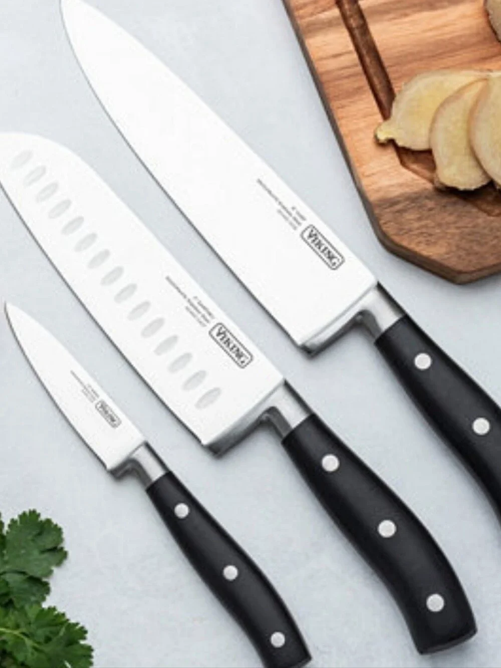 Viking X50CrM0V15 Stainless 3-PC Chef Knife Set